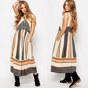 Free People Chevron Bloom Dress